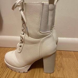 WINDSOR HEELED COMBAT BOOTS